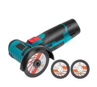12V 3 Inch Lithium Electric Angle Grinder Compact Handheld Tool For DIY & Home Repairs Lightweight With Strong Power(AB300A)