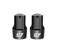 12V 3000mAh Batería Li-ion Recargable Con Cargador, Compatible Con Destornillador Eléctrico/taladros/mini Grinder Angular(2pcs)