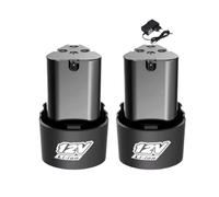 12V 4000mAh Batería Li-ion Recargable Con Cargador, Compatible Con Destornilladores Eléctricos/taladros/mini Amoladora De Ángulo(2pcsCharger)