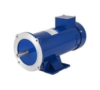 12V 90V 56C 1750RPM Imán permanente DC Motor TEFC Carcasa de acero con cepillo de carbón for función de procesamiento de alimentos(1HP 12V)