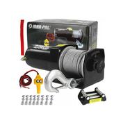 12V Cabrestante 2000LBS Atv Quad Lámina de la Nieve Cable Acero Guía Rueda 907KG