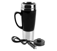 12V Caldera de Calefacción Eléctrica para Coche Portátil,450ML Caldera de Agua taza de beber Taza de la Calefacción del Viaje del Coche del acero inoxidable para Agua Té Café Leche(12V)