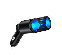 12V Car Cigarette Lighter 2 Way Dual USB Charger Plug Socket Splitter
