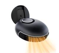 12V Car Heater | ABS Foldable Dash Heater Defrost Fan For Auto | Rapid Warm Air For Glass Demisting Defogging Interior Heating | Compact Vehicle Portable Heat Device