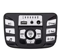 12V Coche eléctrico para niños Multifuncional PCB Panel central blanco y negro, placa de circuito impreso Control Sistema operativo Entretenimiento Accesorios de rueda eléctrica Piezas de repuesto