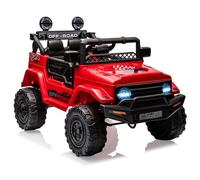 12V Coche Eléctrico para Niños,Quad Eléctrico para Niños con Suspensión De Muelle con Mando a Distancia, Luces LED, Bluetooth, 3 Velocidades