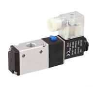 12V DC 3V21008 2 posición 3 vías aire válvula electromagnética neumática para automatización industrial con G 1/4 diámetro de puerto presión de funcionamiento 0 15 0 8MPa Metal y plástico