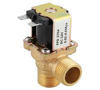 12V DC Brass Solenoid Valve | Normally Closed Water Inlet Switch with Screen | DN15 G1 / 2 Thread for Garden Irrigation/Solar Heaters/Auto Maintenance