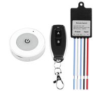 12V Interruptor de Radio, DC 5V-30V 5A Interruptor de Control Remoto de Relé, 433MHz Interruptor Control Remoto, 30-50m de Alcance Mando a Distancia Por Radio para Alarmas Inmovilizadores