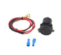 12V IP66 3.0A LED Digital Phone With Independent Switch Adapter And 23.6in Line For Motorcycles Cars Ships Yachts Motor Homes Buses And More Utilizing Precisely Selected Flame (DC12~24V)