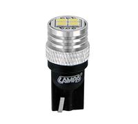 12V Mega-Led 12-4 SMD x 3 Chips - (T10) - W2,1x9,5d - 2 pcs - D/Blister - White - Double Polarity