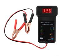 12V para probador de batería con pantalla LED para coche para comprobación de voltaje y herramienta de diagnóstico del alternador en escenarios de reparación automotriz