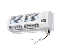 12V Pequeños climatizadores colgantes, ventilador de aire acondicionado mini climatizador, ventilador de aire acondicionado colgante universal para camiones de caravana, evaporador
