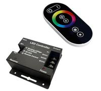 12V - Receptor RGB de 24V + mando a distancia controlador LED controlador inalámbrico regulador táctil dimmer dispositivo