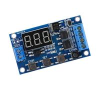 12V Relay Delay Timer, Relé de Tiempo DC 5V-36V Interruptor de Retardo del Temporizador Placa de Circuito Módulo del Temporizador Retardo del Ciclo del Disparador
