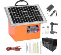 12V Solar Pastor Electrico,32KM cerca eléctrica Controlador de 0.5J / 9.5KV
