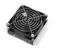 12V Thermoelectric Cooler | TEC1-12706A Peltier Plate with Fan for DIY Mini Fridge/Cooling Box/Pet AC | 72W Semiconductor Refrigerator Kit, 4.7x3.9in Aluminum Cold Plate