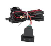 12V Universal Car LED Fog Light On Off Switch Wiring Harness Fuse Relay Kit for Automobiles Off Road Vehicles