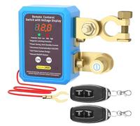 12V Wireless Ferngesteuerter, Auto Batterie Trennschalter 12V 240A mit LED-Spannungsanzeige Fernbedienung automatisch Abschaltung Auto Remote Batterietrennschalter für Auto RV, ATV, LKW und Boot