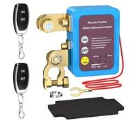 12V Wireless Ferngesteuerter Auto Batterie Trennschalter 240A 12V Remote Batterietrennschalter mit Fernbedienung Kill Switch, Funkschalter 12V Automatisch für Auto Traktor Motorrad RV ATV Boot