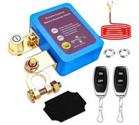 12V Wireless Ferngesteuerter Auto Trennschalter 12V 240A Remote Batterietrennschalter mit Fernbedienung Batterie Kill Switch Anti-Diebstahlung, Automatic Abschaltung Schalter für Boot LKW RV ATV
