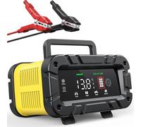 12V20A 24V10A Cargador de Baterías, Cargador Bateria Moto Inteligente con Función de Reparación Mantenedor de Carga Automático, Pantalla LCD, para Coche, Moto, Camión, AGM, Gel, Húmedo, SLA