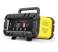 12V20A 24V10A Cargador de Baterías,Cargador de Batería de Coche Inteligente Completamente Automático,Cargador Bateria Cargador con Pantalla LCD para Coche,Moto,camión,AGM,Gel,SLA (2-150 AH)
