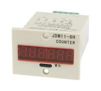 12VDC JDM11-6H 5 pines 6-36VDC NPN Sensor de entrada relé contador producción Digital JDM11 AC 220V 110V 380V 36V DC 24V 12V