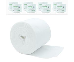 12x ARNOMED rollos de textil no tejido, mopas desechables desinfectantes seco para dispensador, 90 bayetas desechables, trapos desechables sin pelusa para impregnación con desinfectante, antiarañazos