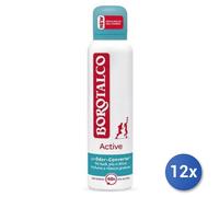 12x Bundle Borotalco Desodorante Spray 150 Ml. Activo Sali Mar Hecho en Italia