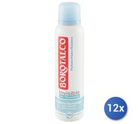 12x Bundle Borotalco Desodorante Spray 150 Ml. Invisible Fresco Azul Hecho
