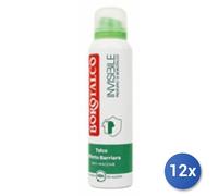 12x Bundle Borotalco Desodorante Spray 150 Ml. Invisible Verde Hecho en Italia
