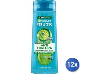 12x Bundle Fructis Champú 250Ml. Anti Caspa Agrios D