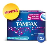 12x Bundle Tampax Hisopos Interior & Go Mini 18 Piezas