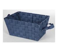 12x Cesta de Almacenaje 30x21x15cm Mango Plástico Casa Caja Bolsillos