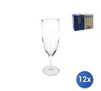 12x Copas De Vidrio Transparente Elegance Para Flute Cl17