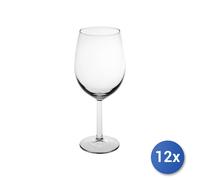 12X Copas Pasabahce Primetine Bordeaux De Vidrio Transparente 52,5Cl