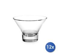 12x Coppette Dessert En Vaso De Vidrio Transparente Ypsilon 37,5