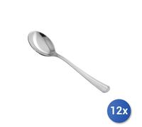12x Cucharitas De Café América En Acero Inoxidable, Plata