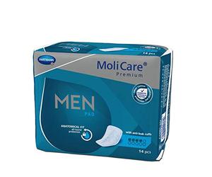 12x Hartmann MoliCare® Premium MEN PAD Einlage, 4 Tropfen - 14 Stück - B07RKYGBF5 | Packung (14 Stück)