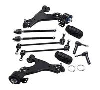 12x kits de suspensión delantera brazos de control rótulas extremos de barra de acoplamiento compatibles for GMC Acadia 2007-2015