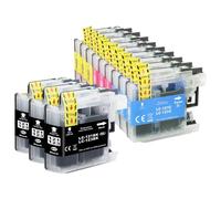 12X LC123XL Multipack Cartuchos de Tinta Compatible para Tinta Brother LC123 Brother LC123XL para MFC-J4410DW MFC-J6920DW DCP-J4110DW MFC-J6720DW DCP-J552DW MFC-J6520DW MFC-J870DW