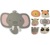 12x Mantel 40cm para Niños Varios Diseños Animales Salvajes Elefante León Cebra