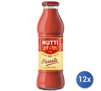 12x Multipack Mutti Passata Botella Gr 700 Vidrio