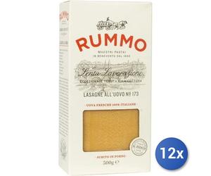 12x Multipack Rummo Huevo 173 Lasaña Gr 500