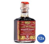 12x Multipack Vinagre Giusti Balsámico 3 Med Cubic Ml 250