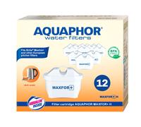 12x Original Aquaphor Filtro de Agua Maxfor + H para Duro Agua,Extra Protección