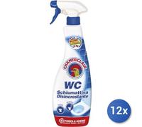 12x Pack Chanteclair Baño Pulverizador Espuma 650 Ml Desincrustante Transparente