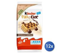 12x Pack Ferrero Kinder Panecioc 290 g Meriendas Multicolor