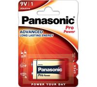 12x Panasonic Pro Power 9V Alkaline 1er Blister MN1604 6LR61 6LF22XEG/1B